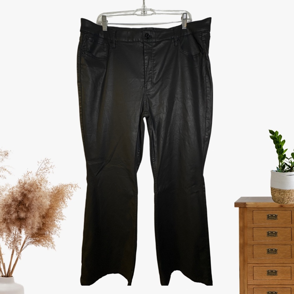Black Coated Denim Jeans